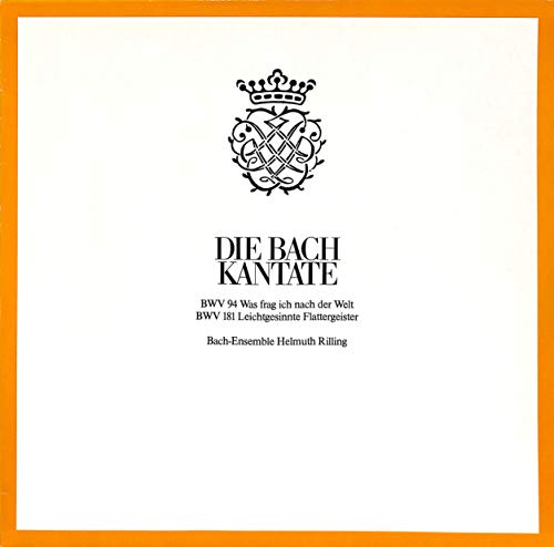 Bach: Die Bach Kantate BWV 94 / BWV 181 - Vinyl LP von Hänssler-Verlag