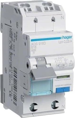 FI-LS 1P+N 6kA B-25A 30mA A QB HAGER ADS925D FI-LS 1P+N 6kA B-25A 30mA A QB HAGER ADS925D von Hager