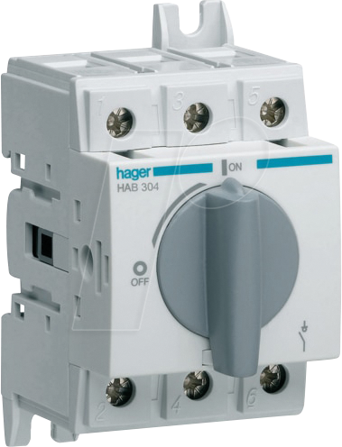 HAGER HAB304 - Lasttrennschalter 3polig 40A von Hager
