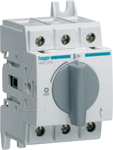 HAGER HAC310 - Lasttrennschalter 3polig 100A von Hager