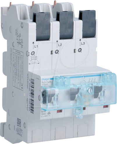 HAGER HTS340C - SLS-Schalter 3P Cs-40A Sammelschiene QC von Hager