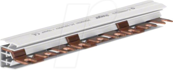HAGER KDN363N - Phasenschiene 3 polig mit Gabelanschluss 10mm² 63A 9 Module von Hager