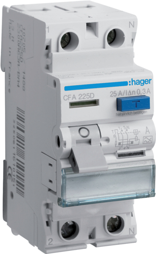 Hager CFA225D Stromunterbrecher 2 (CFA225D) von Hager