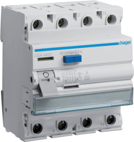 Hager CGA440D Stromunterbrecher 4 (CGA440D) von Hager