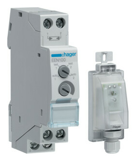 Hager EEN100 Dämmerungsschalter m. Aufbaufühle Hager EEN100 Dämmerungsschalter m. Aufbaufühle von Hager