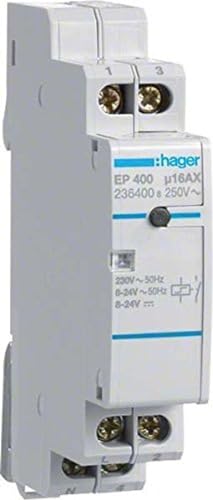 Hager EP400 elek.Fernschalter 1S 230V m. 2 getrennten Eingängen 8-24V AC/DC von Hager