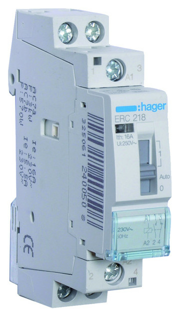 Hager ERC218 Installationsrelais 16A 1S1Ö 230V von Hager