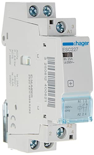 Hager ESC227 Schütz, 25 A, 1 NA + 1NC, 230 V von Hager