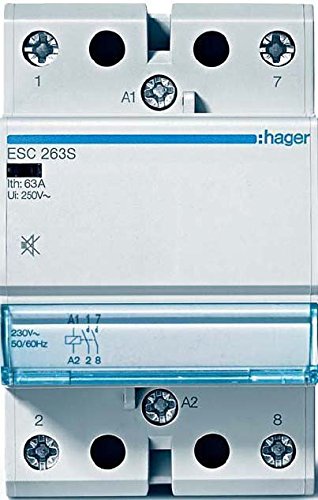 Hager ESC443 Installationsschütz 40A 3S+ 1Ö 230V von Hager