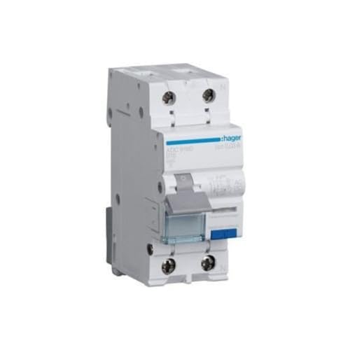 Hager FI-Schalter/Leitungsschutzschalter 1-polig+N 16 A-B 30 mA ADC916D von Hager