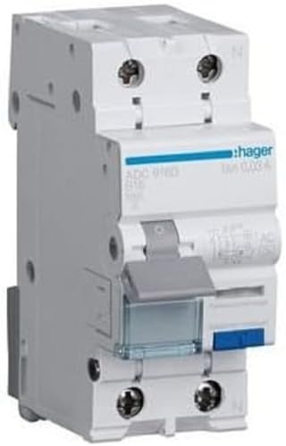 Hager FI-Schalter/Leitungsschutzschalter 1-polig+N 16 A-C 30 mA ADC966D von Hager