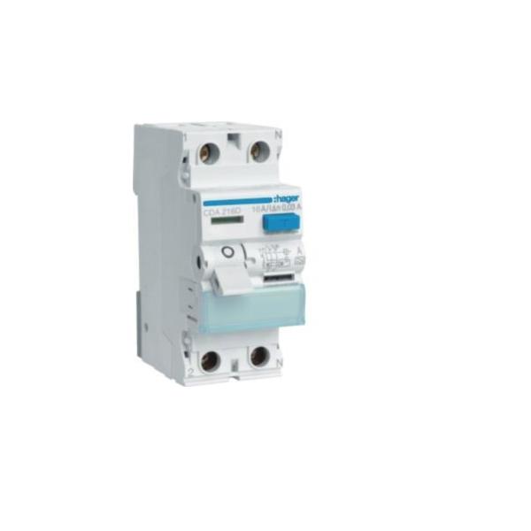 Hager FI-Schutzschalter CDA216D Hager FI-Schutzschalter CDA216D von Hager