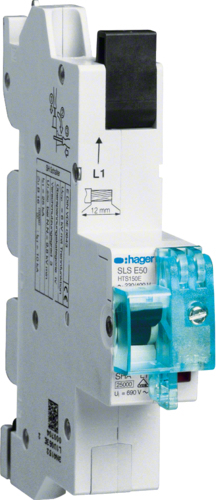 Hager HTS150E. Anzahl der Pole: 1P. AC Eingangsspannung: 230-400 V, Nominale Stromabgabe: 50 A (HTS150E) von Hager