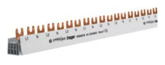 Hager KDN451E Phasenschiene 3xP+N Gabel 16q57M Hager KDN451E Phasenschiene 3xP+N Gabel 16q57M von Hager