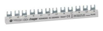 Hager KDS463AS Phasenschiene 12 Module QuickBu Hager KDS463AS Phasenschiene 12 Module QuickBu von Hager