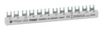 Hager KDS563A Phasenschiene 12 Module QuickBus Hager KDS563A Phasenschiene 12 Module QuickBus von Hager