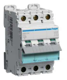 Hager NBN316 LS-Schalter 3polig B-16A 10kA Hager NBN316 LS-Schalter 3polig B-16A 10kA von Hager
