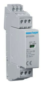 Hager SPC203N Überspannungsableiter T3 1P+N Hager SPC203N Überspannungsableiter T3 1P+N von Hager
