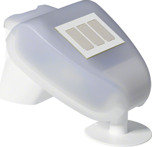 Hager TG053A. Produktfarbe: Weiß, Messfunktionen: Regensensor, Messfunktionen Trenddisplay: Thermometer. Breite: 77 mm, Tiefe: 96 mm, Höhe: 118 mm (TG053A) von Hager