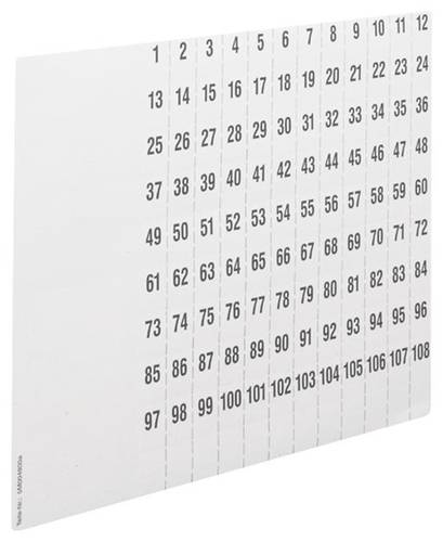 Hager ZZ90C Beschriftungsbögen Weiß 1St. Hager ZZ90C Beschriftungsbögen Weiß 1St. von Hager