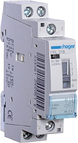 Relé de mando, 16A, 1NA+1NC, 12V von Hager