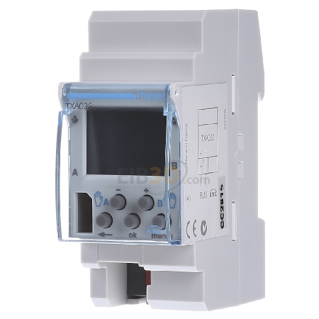 TXA022 - EIB, KNX Wochenschaltuhr, 2 Kanäle, Tages- und Wochenprogramm mit 56 Schaltaktionen, TXA022 TXA022 - EIB, KNX Wochenschaltuhr, 2 Kanäle, Tages- und Wochenprogramm mit 56 Schaltaktionen, TXA022 von Hager