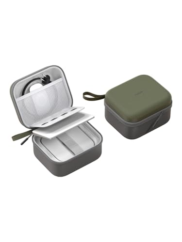 Hagibis Elektronische Organizer-Reisetasche für Mac Mini M4/M4 Pro 2024, tragbare Tragetasche für Kabel, Ladegerät, SD-Karte, Maus, USB-Flash-Disk (grün) von Hagibis