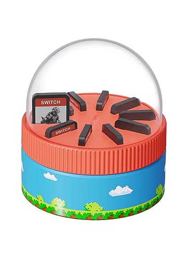 Hagibis Spielkartenetui für Nintendo Switch, PS Vita, drehbares Spielkartenetui mit 10 Kartenfächern, magnetischer Zugkarten tragbarer Switch-Spielkartenhalter Hagibis Spielkartenetui für Nintendo Switch, PS Vita, drehbares Spielkartenetui mit 10 Kartenfächern, magnetischer Zugkarten tragbarer Switch-Spielkartenhalter von Hagibis
