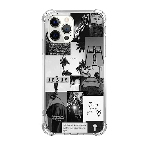 Hagkou Aesthetic Christian Black Collage Case for iPhone 15 Pro Max Bible Verse Cover Cool Cute TPU Bumper Phone Case Hagkou Aesthetic Christian Black Collage Case for iPhone 15 Pro Max Bible Verse Cover Cool Cute TPU Bumper Phone Case von Hagkou