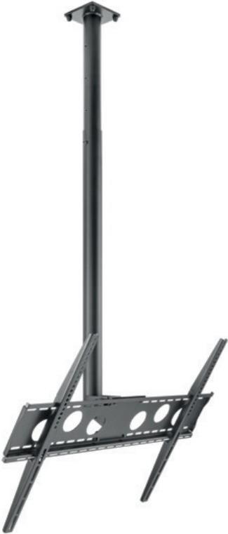 HAGOR HA DH 400 - 700 L - Befestigungskit (Deckenmontage) - für LCD-Display - verriegelbar - Schwarz - Bildschirmgröße: 140-191 cm (55-75) von Hagor