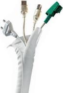 HAGOR KSS-Rolle 25 Meter Weiss - 19mm Kabelsocke selbstschliessend Rolle 25m Laenge Weite 19mm aus elastischem Polyester (8826) von Hagor