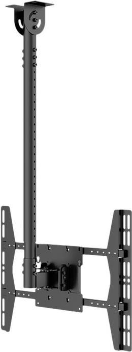 HAGOR PLD series Large Single - Befestigungskit (Deckenmontage) - für LCD-Display - Schwarz - Bildschirmgröße: 124-165 cm (49-65) - Montageschnittstelle: bis zu 600 x 400 mm von Hagor