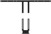 HAGOR Poly Display-Adapter - Befestigungskit (Montage-Adapter) für Videokonferenz-Kamera - Schwarz - Bildschirmgröße: 140-191 cm (55-75) - Montageschnittstelle: bis zu 800 mm - über Bildschirm, unter Bildschirm - für Poly Studio, Poly Studio X50 von Hagor