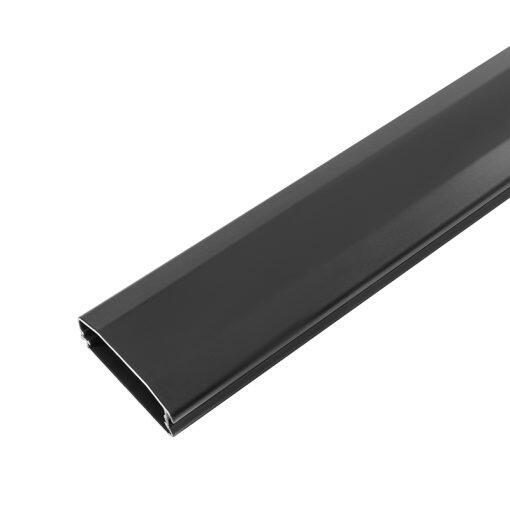 Hagor HA Cablecover Click 110 Black Aluminium Kabelkanal mit Klappdeckel von Hagor