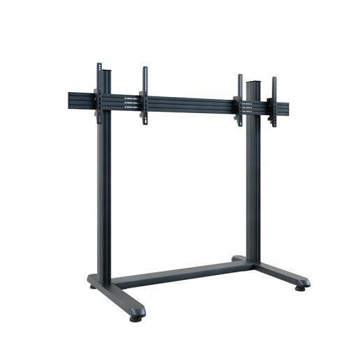Hagor comPROnents® Standsystem freistehend für 2 Displays 55-65 Zoll von Hagor