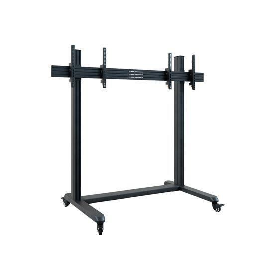 Hagor comPROnents® Standsystem mobil für 2 Displays 55-65 Zoll von Hagor