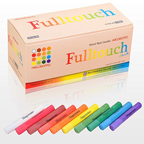 HAGOROMO Fulltouch Color Chalk 1 Box [72 Pcs/10 Color Mix] von Hagoromo