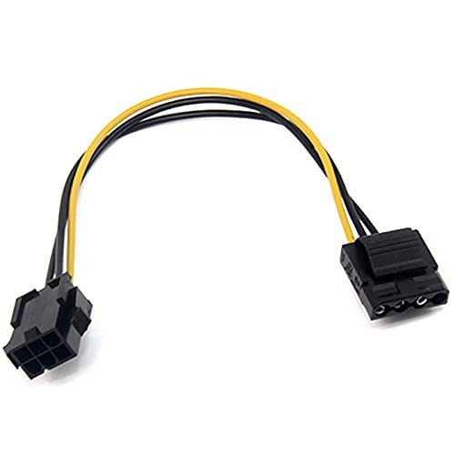 10 StüCk Molex zu PCI-E Netzteil IDE 4 Pin 4 Pin Buchse zu 6 Pin Buchse 6 Pin Grafik Grafik Karte Konverter Kabel von Hagsnec