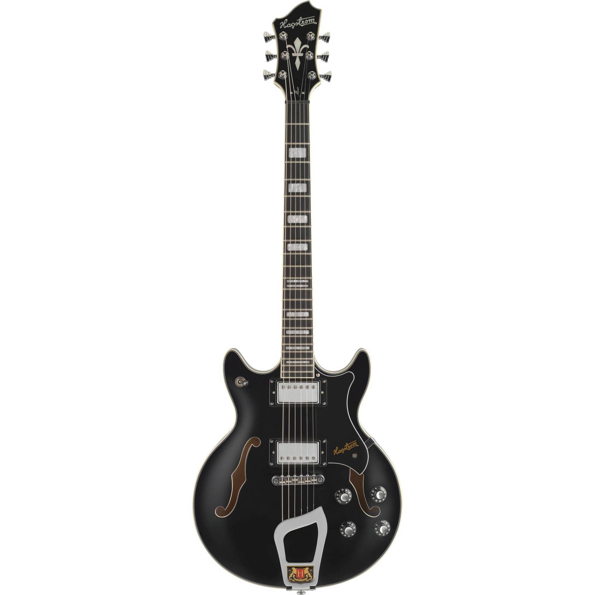 Hagstrom Alvar Black Semi-Acoustic Guitar Hagstrom Alvar Black Semi-Acoustic Guitar von Hagstrom