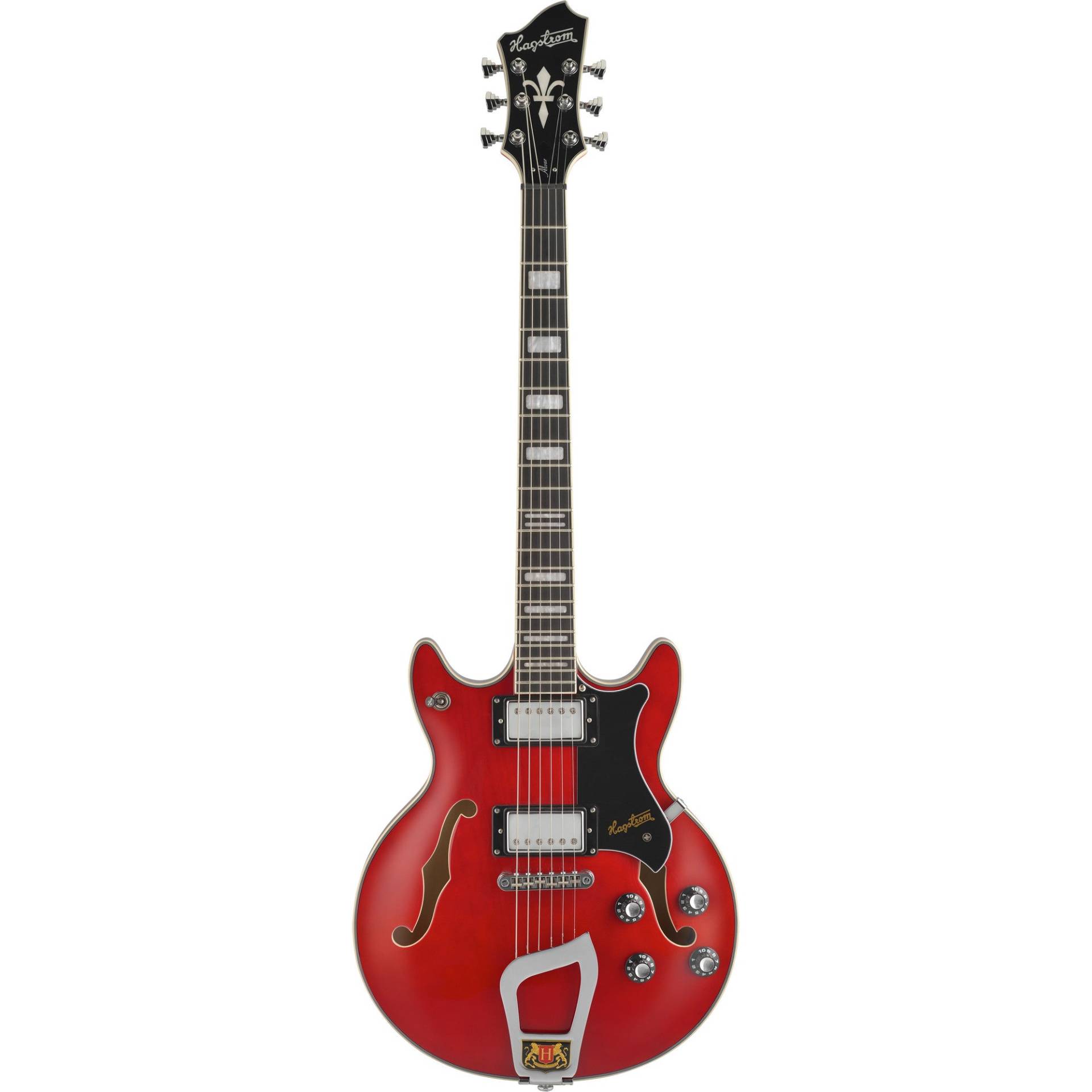 Hagstrom Alvar Wild Cherry Transparent semi-acoustic guitar Hagstrom Alvar Wild Cherry Transparent semi-acoustic guitar von Hagstrom
