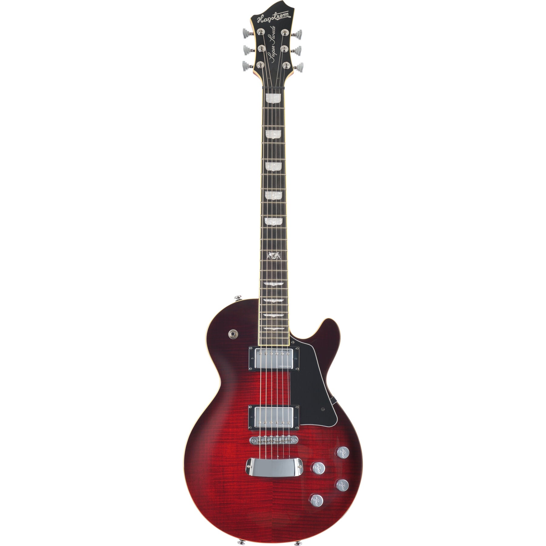 Hagstrom Super Swede NewGen Crimson Flame Electric Guitar with Case Hagstrom Super Swede NewGen Crimson Flame Electric Guitar with Case von Hagstrom