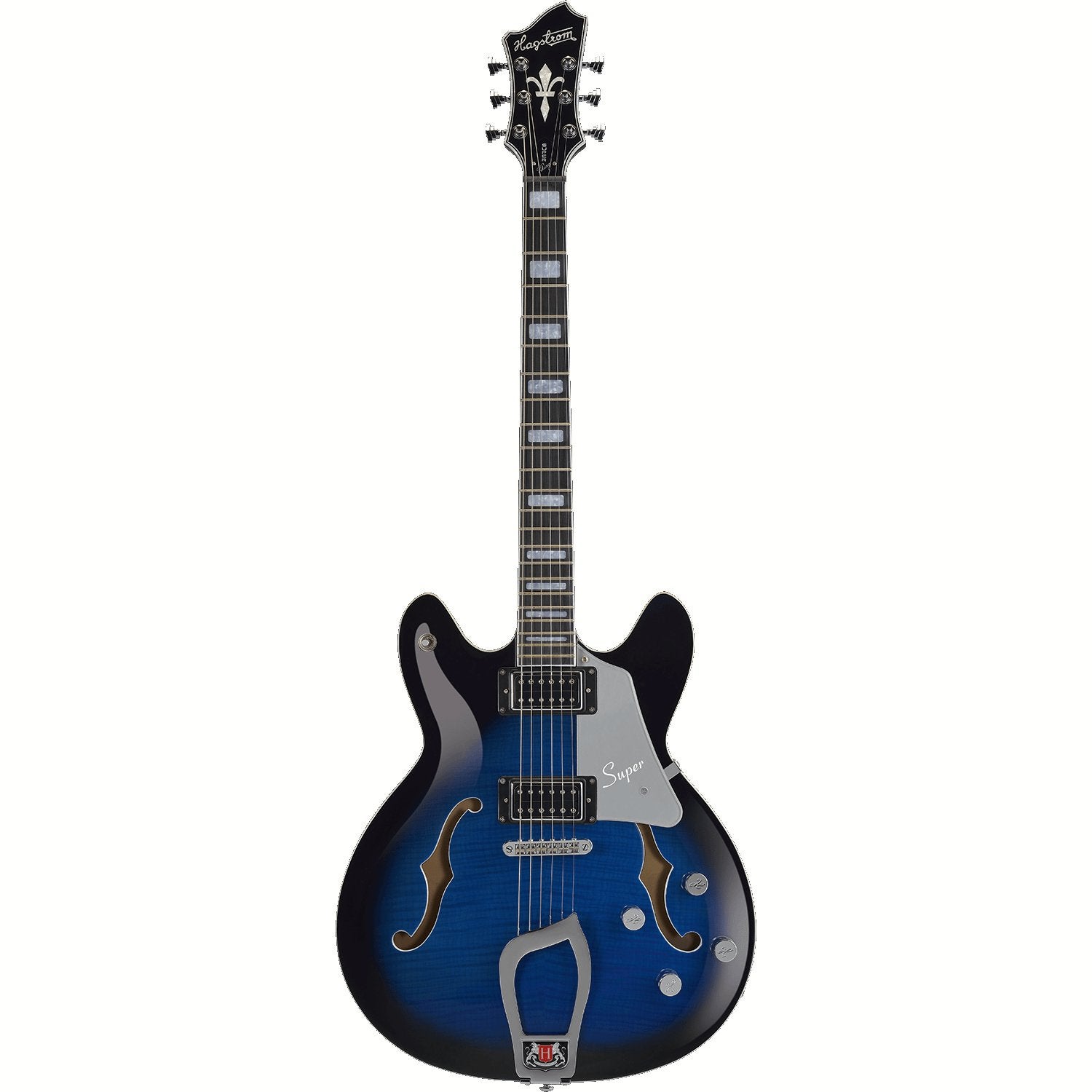 Hagstrom Super Viking Dark Baltic Sea Flame Hagstrom Super Viking Dark Baltic Sea Flame von Hagstrom