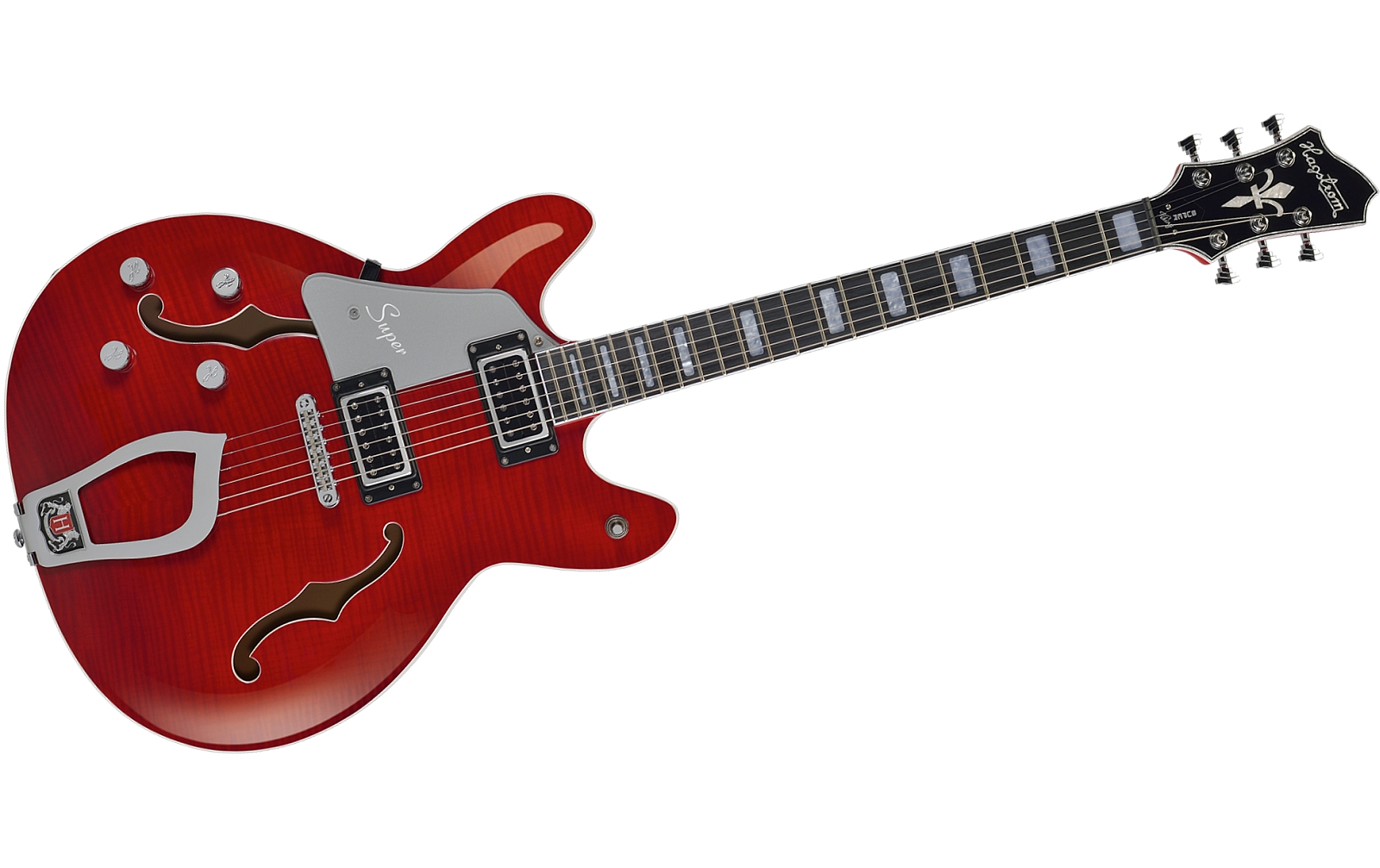 Hagstrom Super Viking Lefthand Wild Cherry Transparent Hagstrom Super Viking Lefthand Wild Cherry Transparent von Hagstrom
