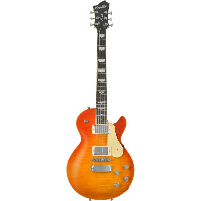 Hagstrom Swede NewGen Mandarin Burst Electric Guitar with Case von Hagstrom