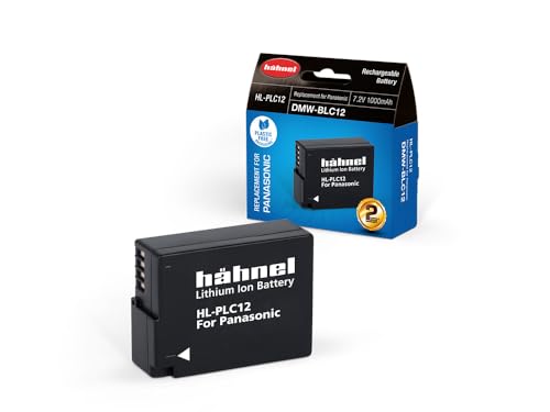 Hähnel HL PLC12 Li-Ionen Akku (7,2V, 1000mAh) für Panasonic DMW-BLC12 - DMC-GH2/G5/G6/FZ200 von Hahnel