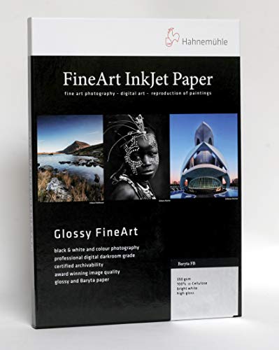 Hahnemühle 10641674 Digital FineArt Baryta FB Papier, 350 g/m², DIN A3, 297 x 420 mm, hellweiß Hahnemühle 10641674 Digital FineArt Baryta FB Papier, 350 g/m², DIN A3, 297 x 420 mm, hellweiß von Hahnemühle