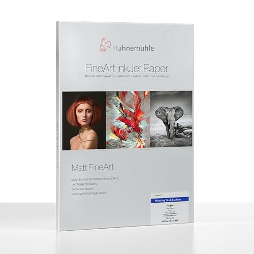 Hahnemühle 10641693 Digital FineArt Photo Rag Book und Album, 220 g/m², DIN A3, 297 x 420 mm, weiß Hahnemühle 10641693 Digital FineArt Photo Rag Book und Album, 220 g/m², DIN A3, 297 x 420 mm, weiß von Hahnemühle