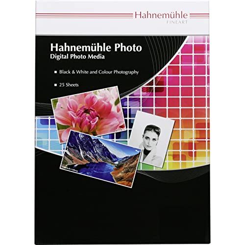 Hahnemühle 10641902 Photo Matt Fibre Papier, 200 g/m², DIN A3+, 329 x 483 mm, Warmweiß von Hahnemühle