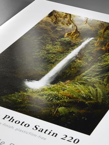 Hahnemühle Sustainable Photo Satin, nachhaltiges Fotopapier, perlglänzend, naturweiß, 220 g/m² (329 x 483 mm) von Hahnemühle