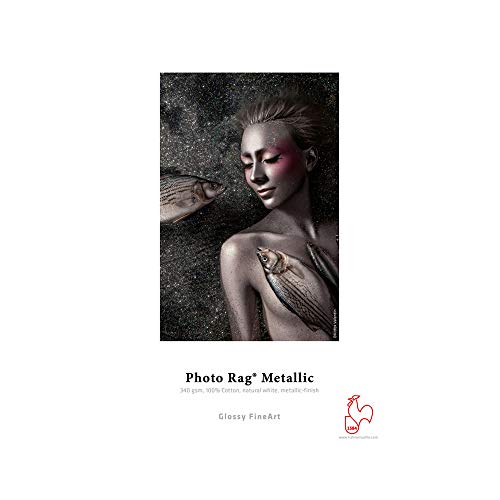 Papier für Tintenstrahldrucker HAHNEMÜHLE FineArt Photo Rag Metallic - 340g - 24" (61cm x 12m) von Hahnemühle